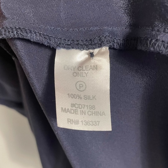 New S.Y.L.K. dark blue navy Midi dress size L - Picture 4 of 11